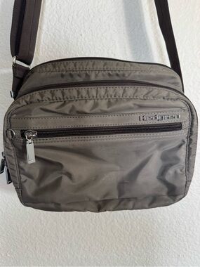 HEDGREN Taupe Brown Crossbody Purse Bag